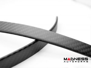 FIAT 500 Splashguards in Carbon Fiber - Set of 2 - Matte Finish